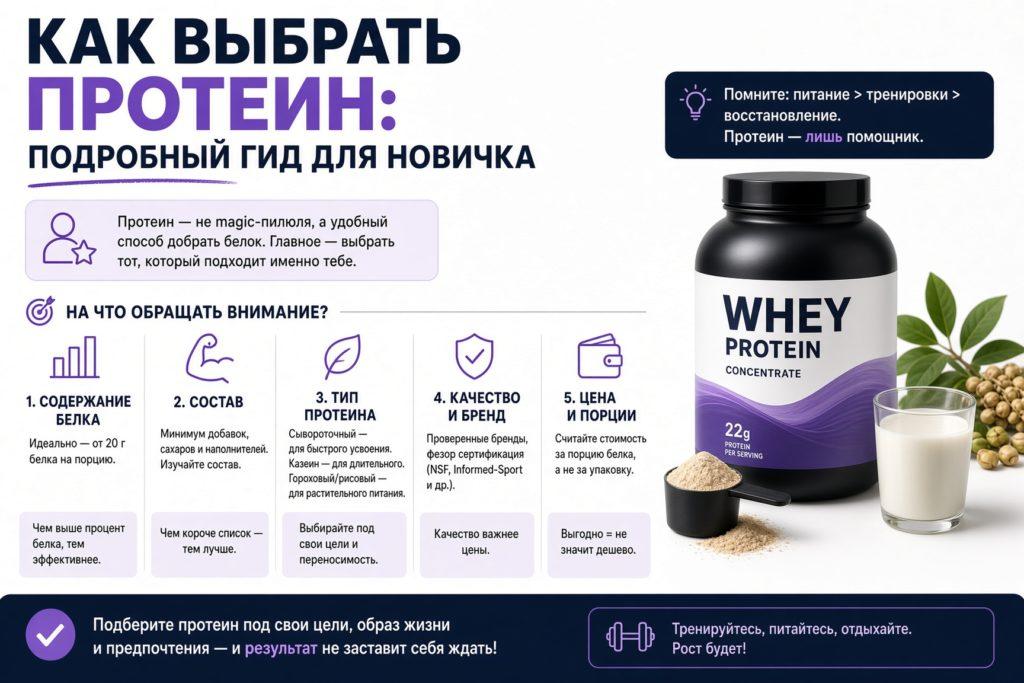 как выбрать протеин